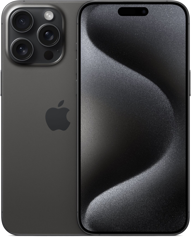 Смартфон Apple iPhone 15 Pro Max 256Gb Black Titanium (1 sim + eSIM)