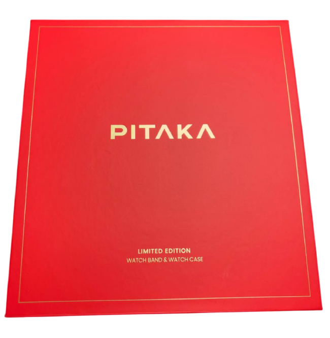 Комплект: браслет PITAKA Carbon Fiber серия Modern для Apple Watch 38/40/41/42/44/45/49 mm + чехол Pitaka для Apple Watch Ultra 49 mm