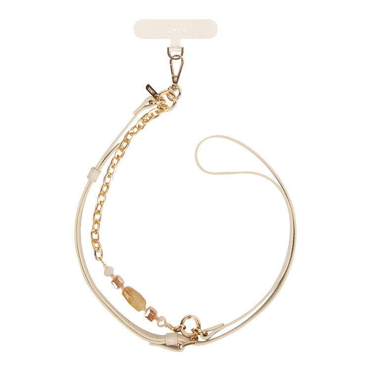 Ремешок на шею/руку Uniq COEHL Caryne 2-in-1 Lanyard and Handstrap Cream