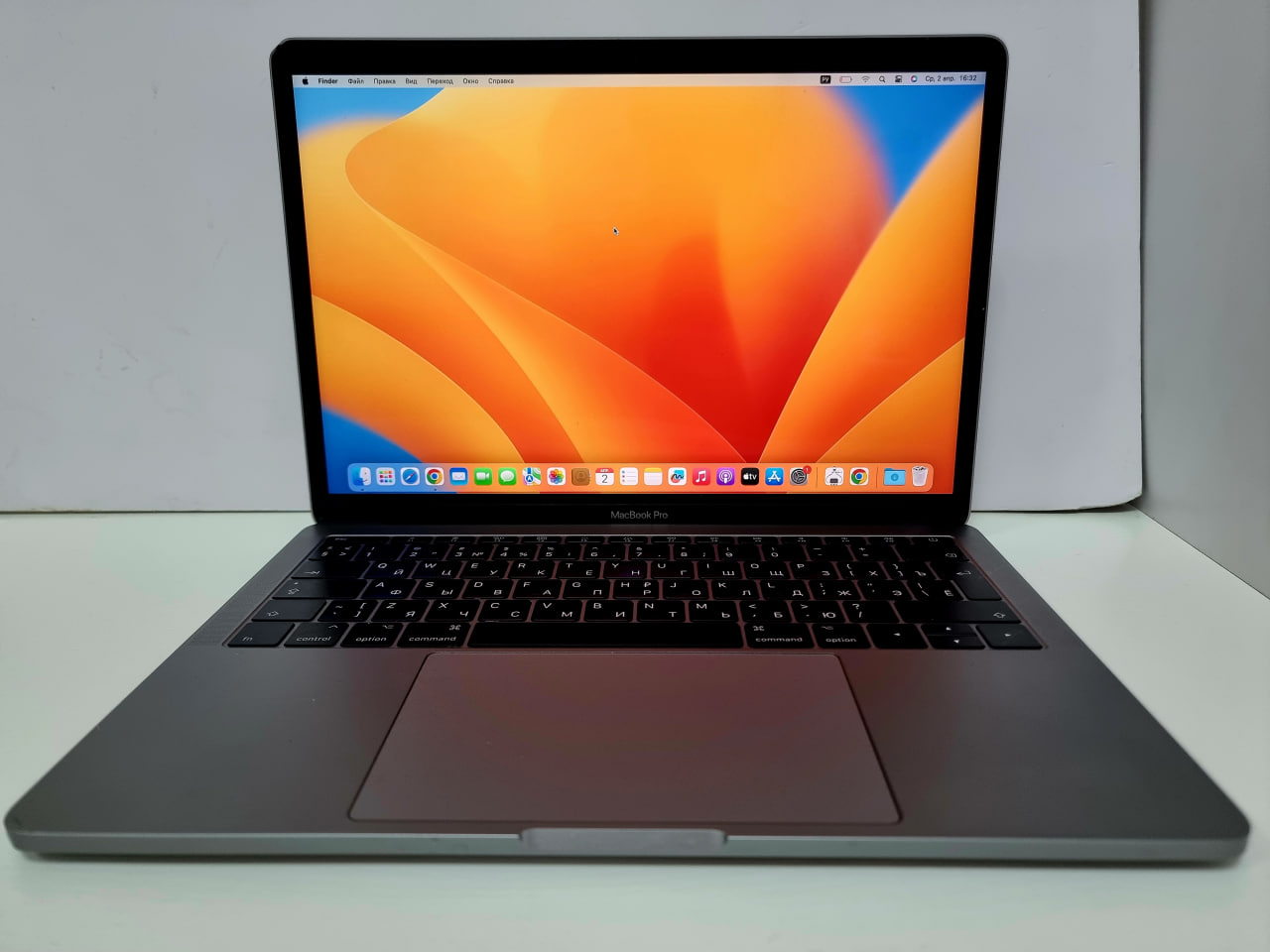 MacBook Pro 13" Retina (Mid 2017) Silver MPXR2 (Core i5 2,3 GHz/8Gb/128Gb SSD) (21 циклов / Без коробки) - Б/У MacBook Pro 13" Retina (Mid 2017) Silver MPXR2 (Core i5 2,3 GHz/8Gb/128Gb SSD) (21 циклов / Без коробки) - Б/У