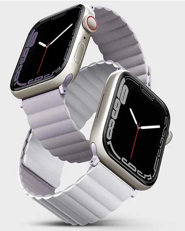 Ремешок Uniq Revix reversible Magnetic Lilac/White для Apple Watch 42/41/40 мм