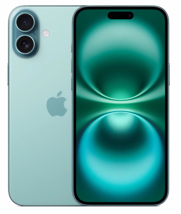 Смартфон Apple iPhone 16 256Gb Teal (1 sim + eSIM)