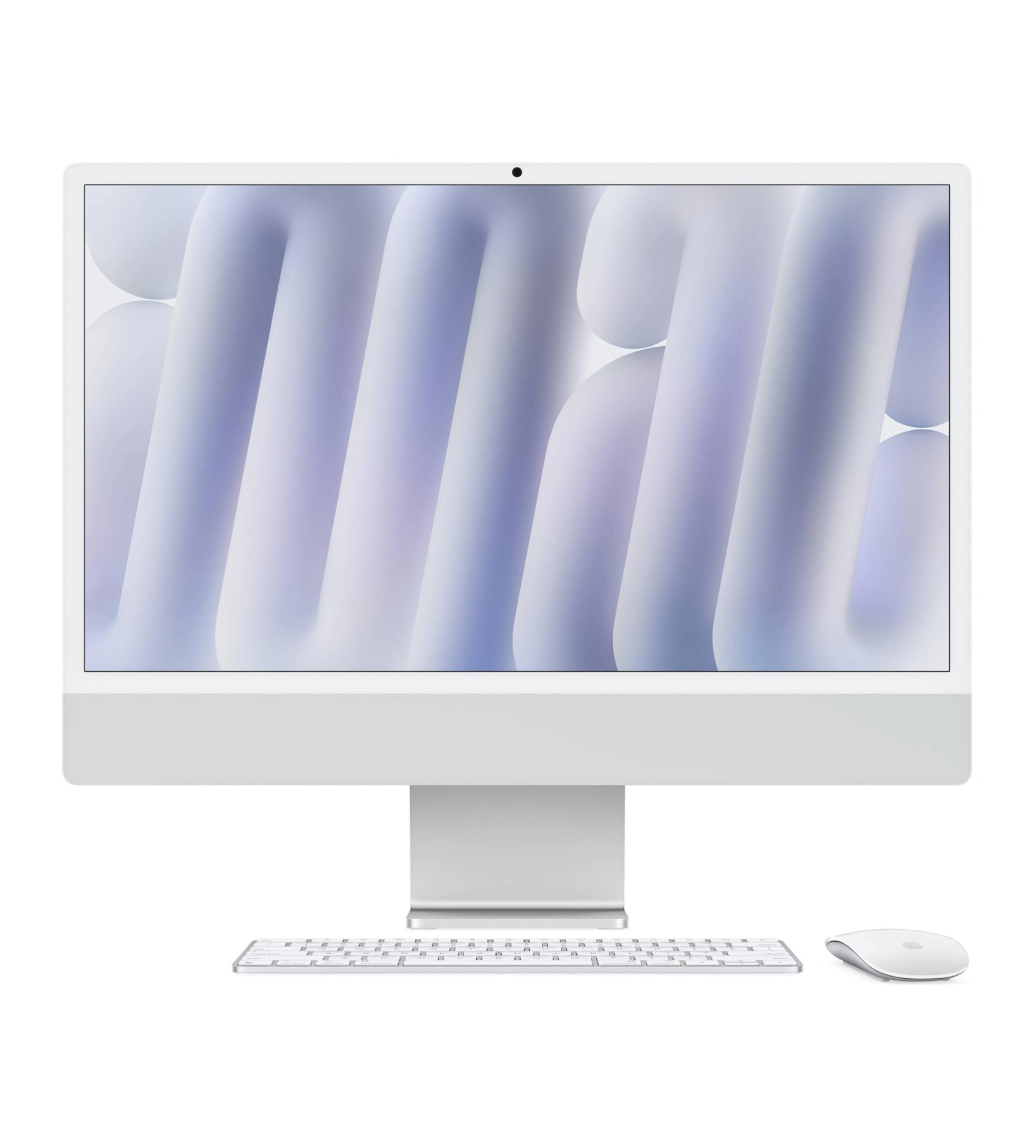 Моноблок Apple iMac 24" (2024) Retina 4,5K MWUU3 Silver (M4 10Core CPU, 10Core GPU/16Gb/256SSD)