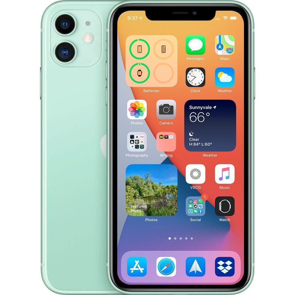 iPhone 11 64Gb Green (83% / Без коробки) RU - Б/У . . +