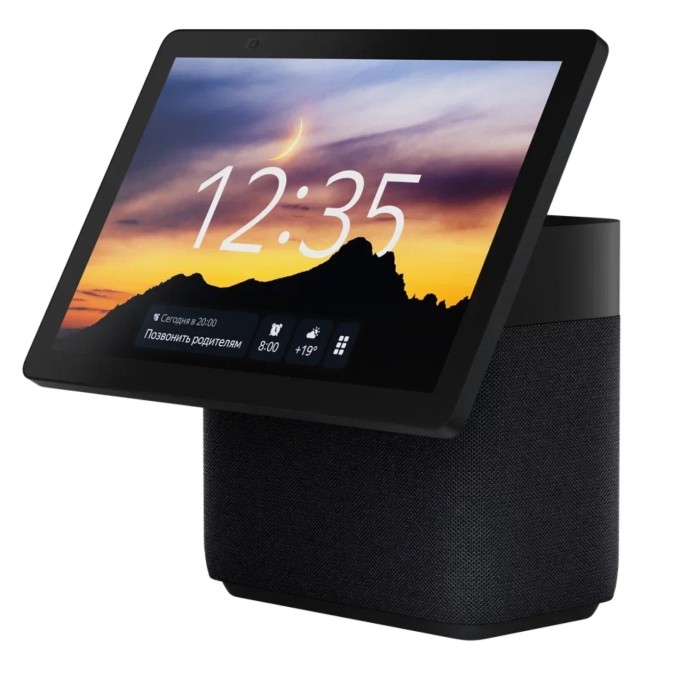 Умная колонка Яндекс Станция Дуо Макс c Zigbee (YNDX-00055BLK), Черный