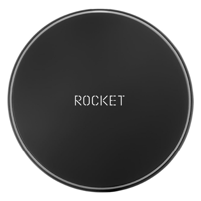 Беспроводное зарядное устройство Rocket Disc, 15W, черный