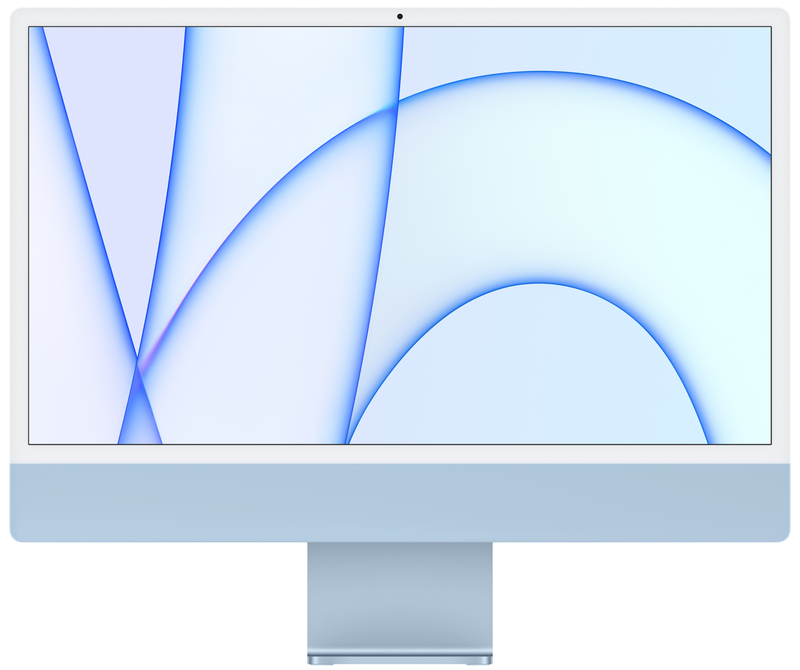 iMac 24" (2021) Retina 4,5K MJV93RU/A Blue (M1 8Core CPU, 7Core GPU/8Gb/256SSD) - Б/У