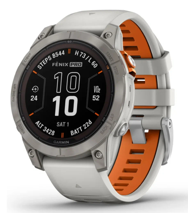Умные часы Garmin Fenix 7S Pro Sapphire Solar Carbon Gray