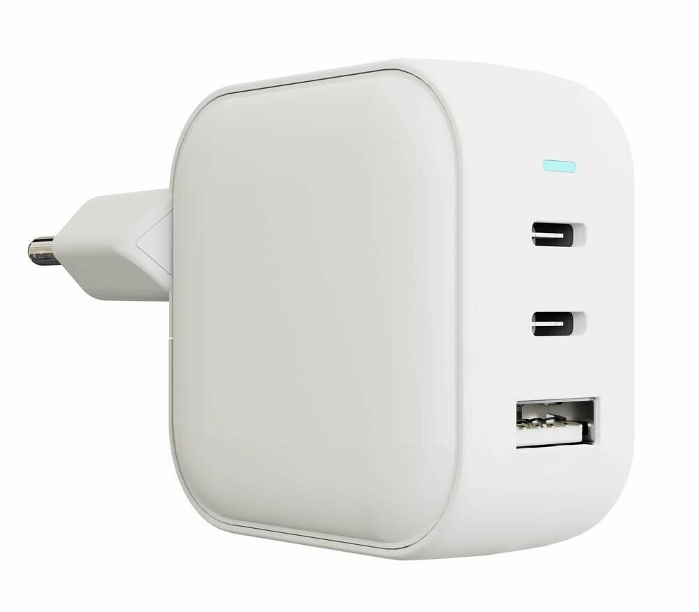 Сетевое зарядное устройство «vlp» G-Charge G-Charge 65W USB-C+USB-С, PD, QC, белый