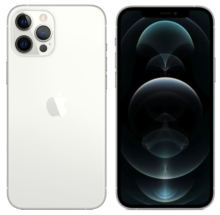 iPhone 12 Pro Max 128Gb Silver (76% / Без коробки) RU - Б/У . . +