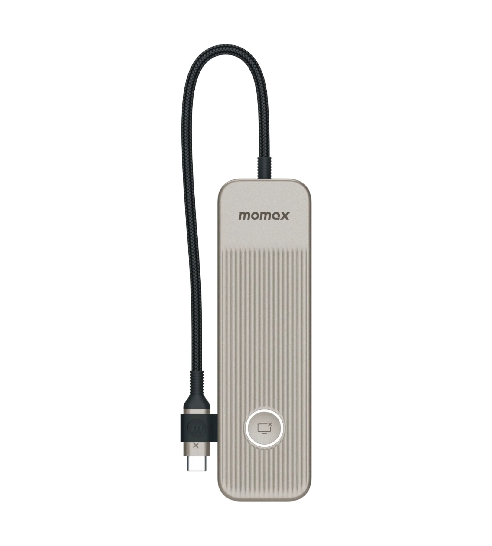 Универсальный адаптер MOMAX ONELINK 8 in 1 multi-function USB-C hub (DH18L) titanium