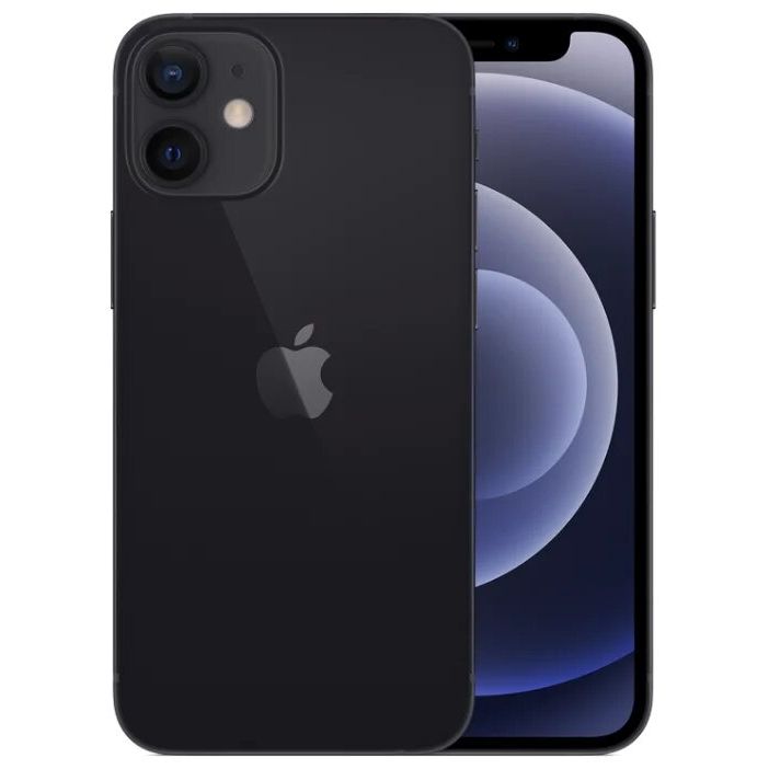 iPhone 12 Mini 64Gb Black (72%) RU - Б/У . . +