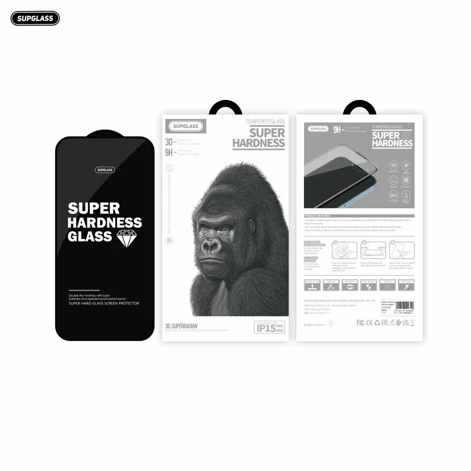 Защитное стекло SupGlass SG-11 Tempered Glass Super Hardness For iPhone 13/13 Pro/14 (6.1)