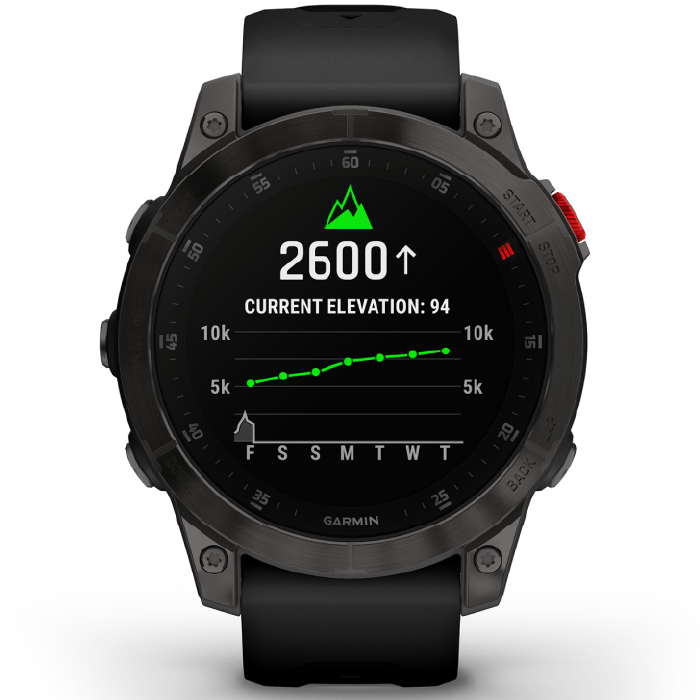 Умные часы Garmin Epix Pro Gen 2 Sapphire Titanium Black 51mm