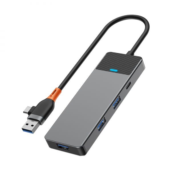 Адаптер WIWU 4 in 1 A431C USB-A Type C