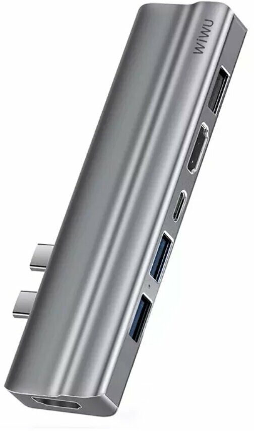 Адаптер WIWU 8 in 1 T9 Type C