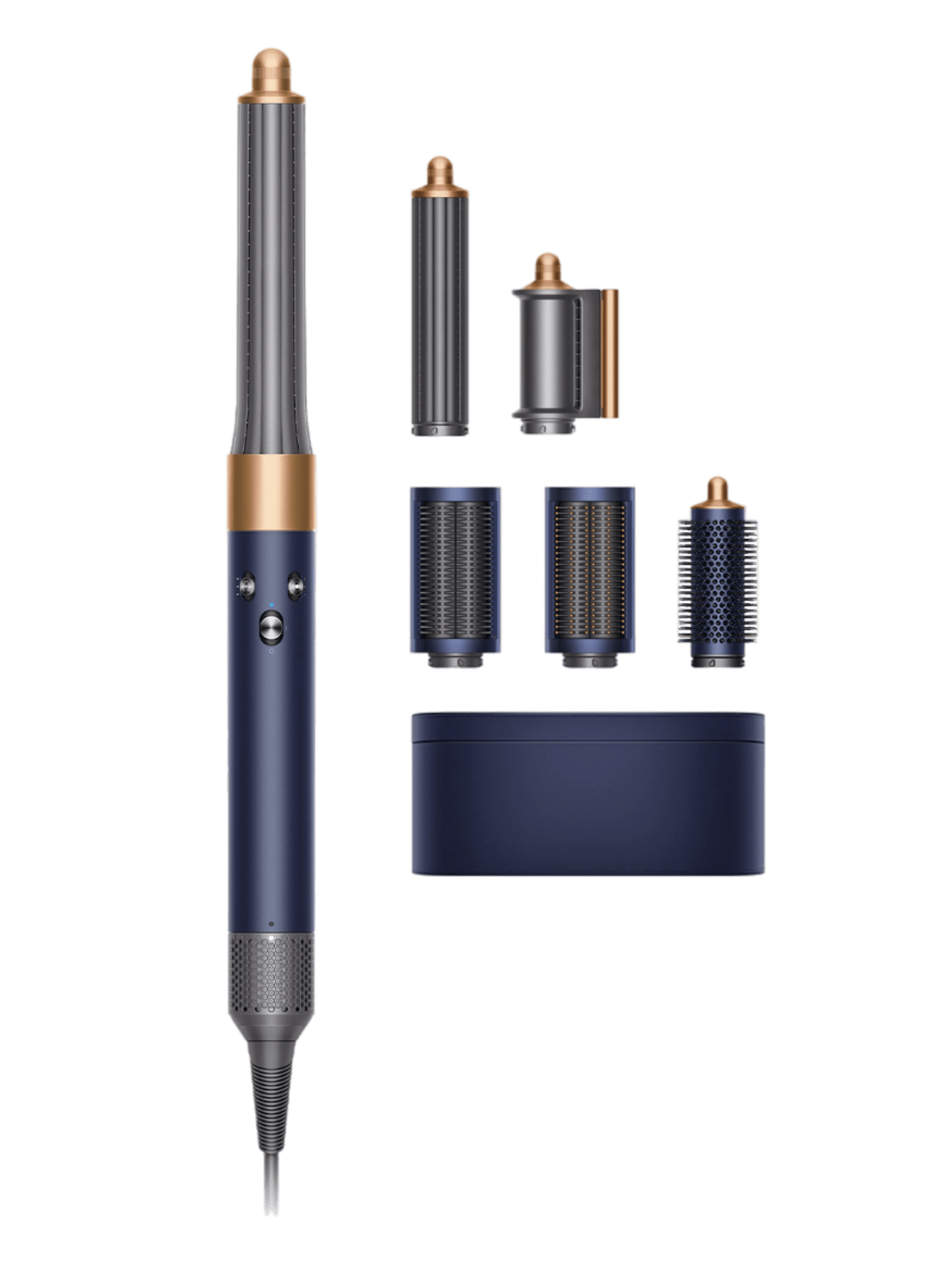Стайлер Dyson Airwrap Complete Long HS08 Multistyler (Prussian Blue/Rich Copper) - Подарочный кейс для хранения