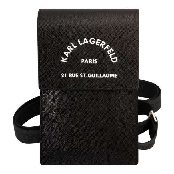 Сумка для смартфонов Karl Lagerfeld Wallet Phone Pouch Saffiano RSG logo Black