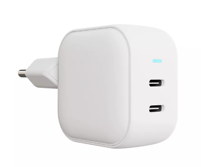 Сетевое зарядное устройство "vlp" G-Charge 45W USB-C+USB-C, PD, QC, белый
