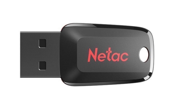 Флеш-накопитель USB 3.2 Netac 128GB U197 mini  чёрный/красный Флеш-накопитель USB 3.2 Netac 128GB U197 mini  чёрный/красный