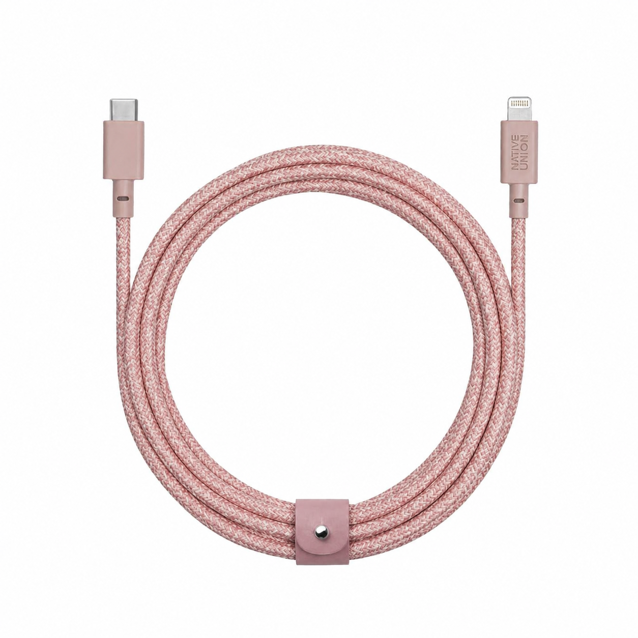 Кабель NATIVE UNION Belt Cable Lightning - USB-C 1,2m Pink