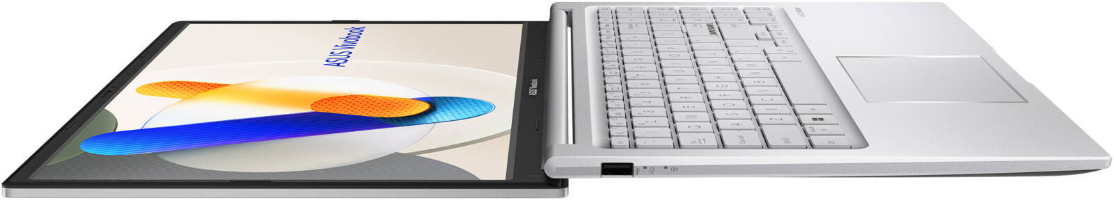 Ноутбук ASUS Vivobook 15 A1504VA-NJ2735 Core i7-1355U/8Gb/512Gb SSD/15.6" FullHD/DOS/Silver (90NB10J2-M037X0)