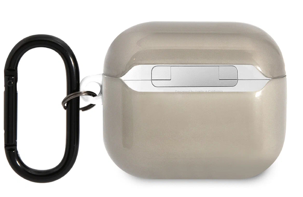 Чехол AMG для Airpods 3 PC/TPU Big Logo Transparent Gray