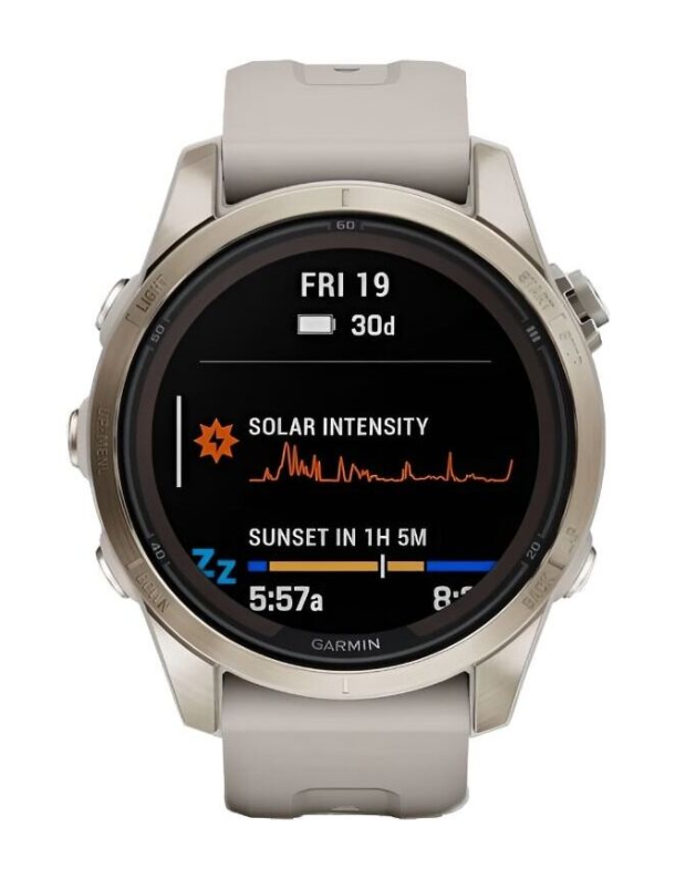 Умные часы Garmin Fenix 7S Pro Sapphire Solar Soft Gold