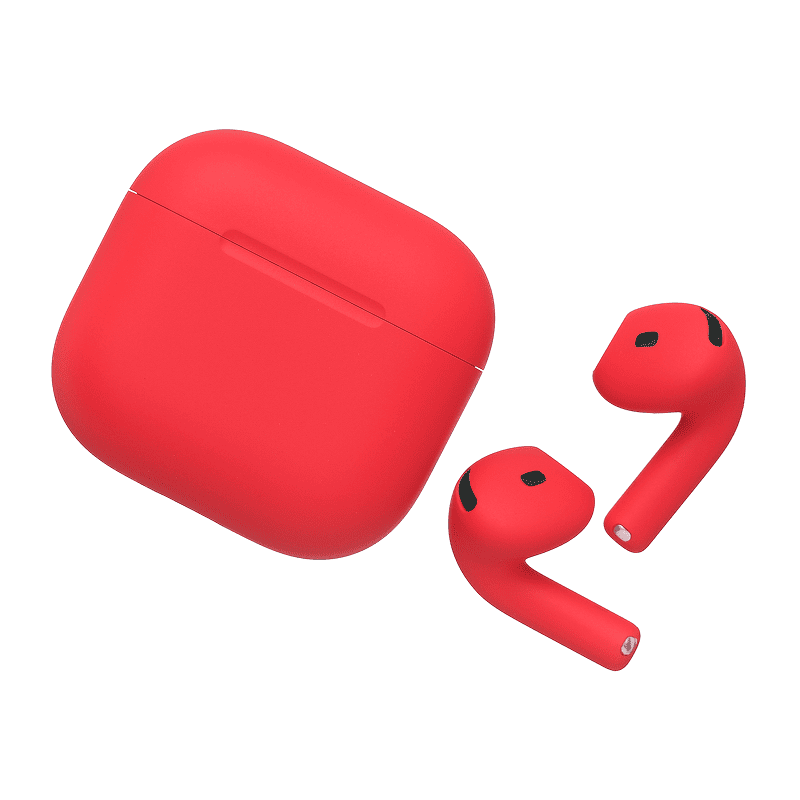Наушники беспроводные Apple AirPods 4 (MXP93) с шумоподавлением - Red Matte