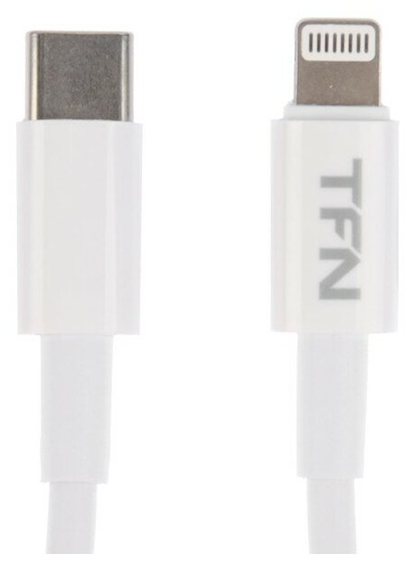 Сетевое зарядное устройство TFN USB-C + кабель USB-C, 20W, белый