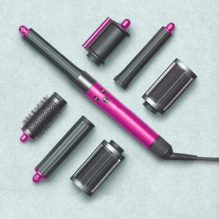 Стайлер Dyson Airwrap Complete Long HS05 (Fuchsia/Nickel) - Подарочный кейс для хранения