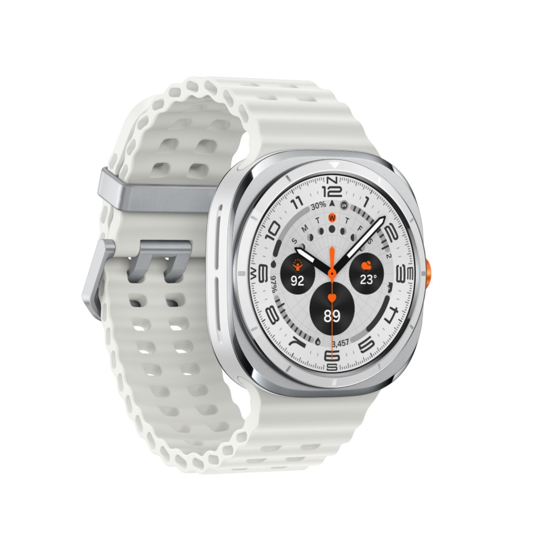 Умные часы Samsung Galaxy Watch Ultra (2025) LTE 47mm Titanium White Marine Band White