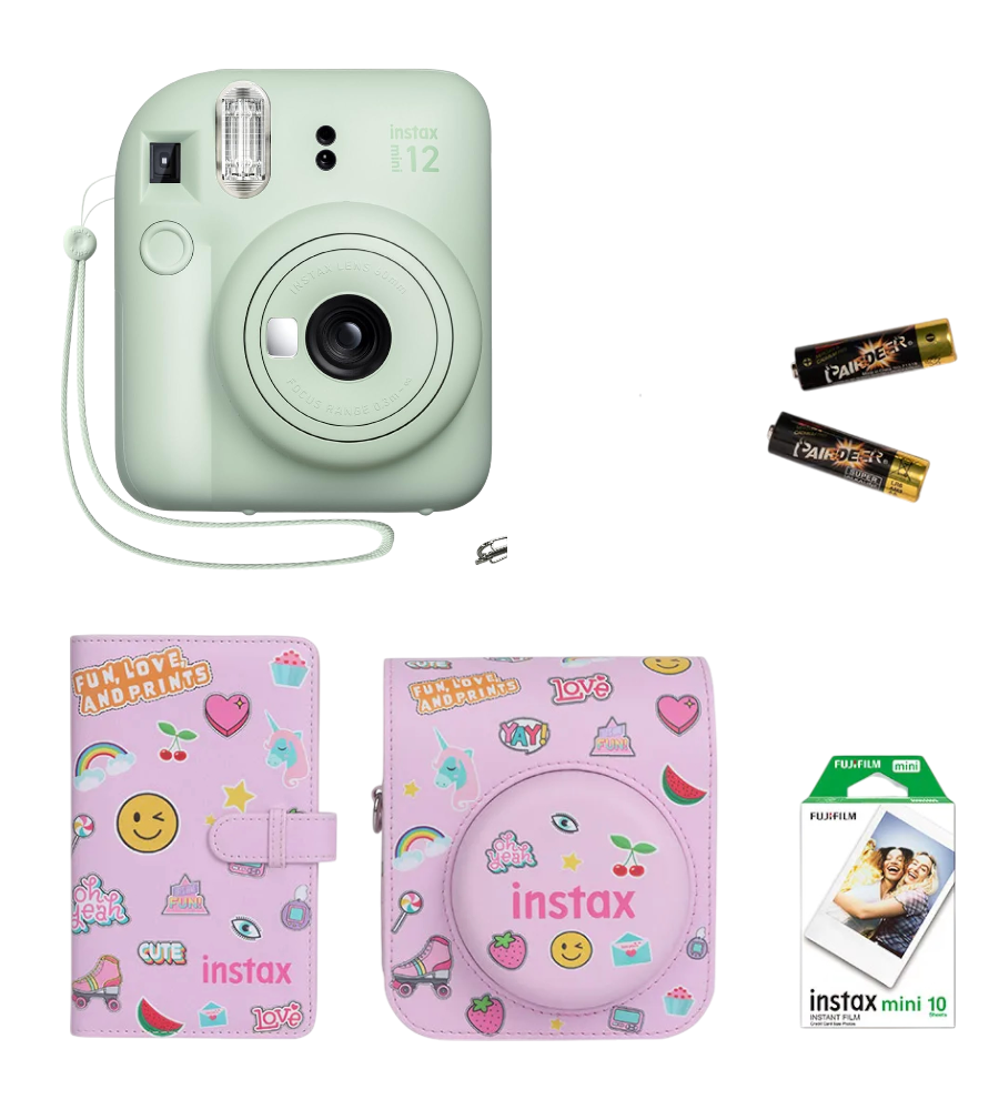Фотоаппарат моментальной печати Fujifilm Instax Mini 12 Gift Box Green