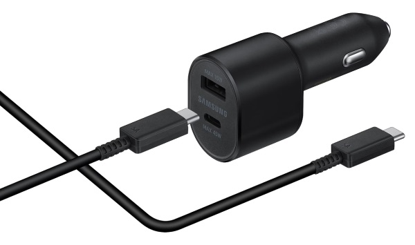 Автомобильное зарядное устройство для Samsung USB-A, черный