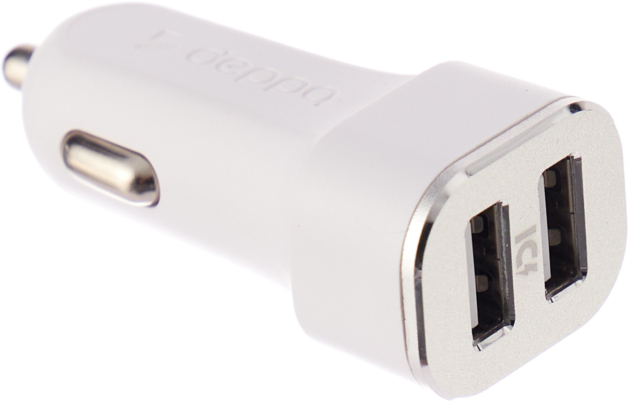Автомобильное зарядное устройство Deppa Ultra 2 USB-A + кабель Lightning, 10W, белый