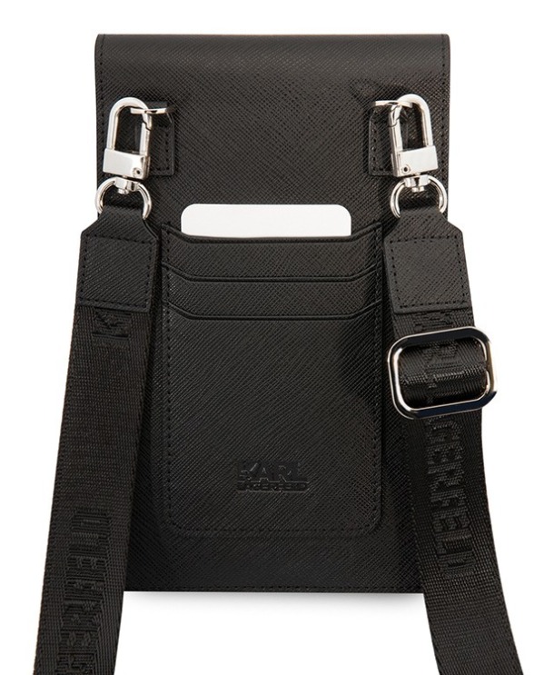 Сумка для смартфонов Karl Lagerfeld Wallet Phone Pouch Saffiano RSG logo Black