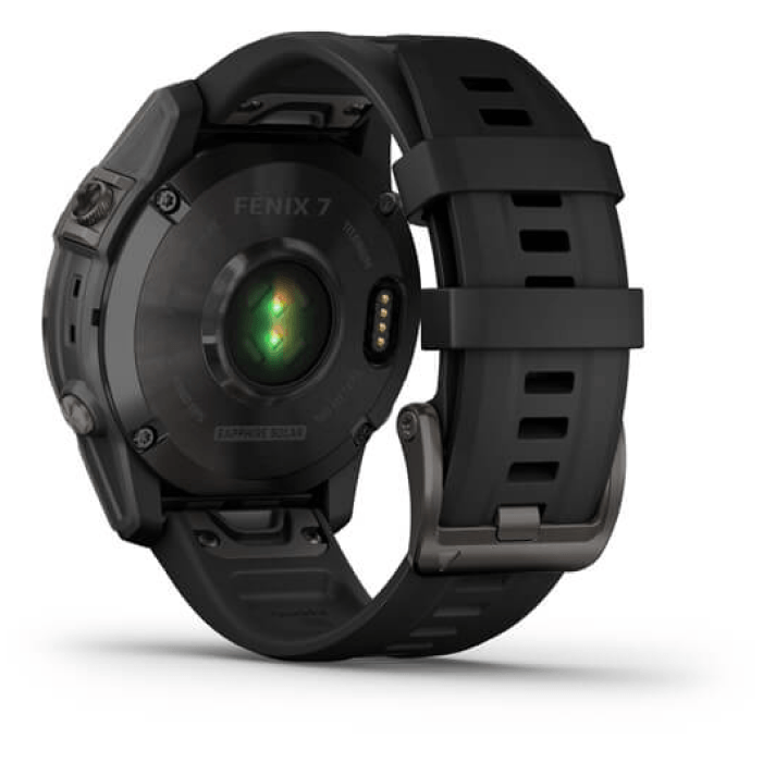 Умные часы Garmin Fenix 7 Sapphire Solar Black DLC Titanium Black Band