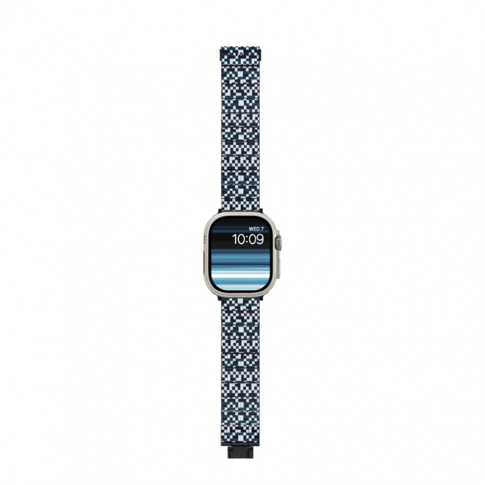 Браслет PITAKA Dreamland Chroma Carbon Mosaic для Apple Watch (38/40/41/42/44/45/49MM.)