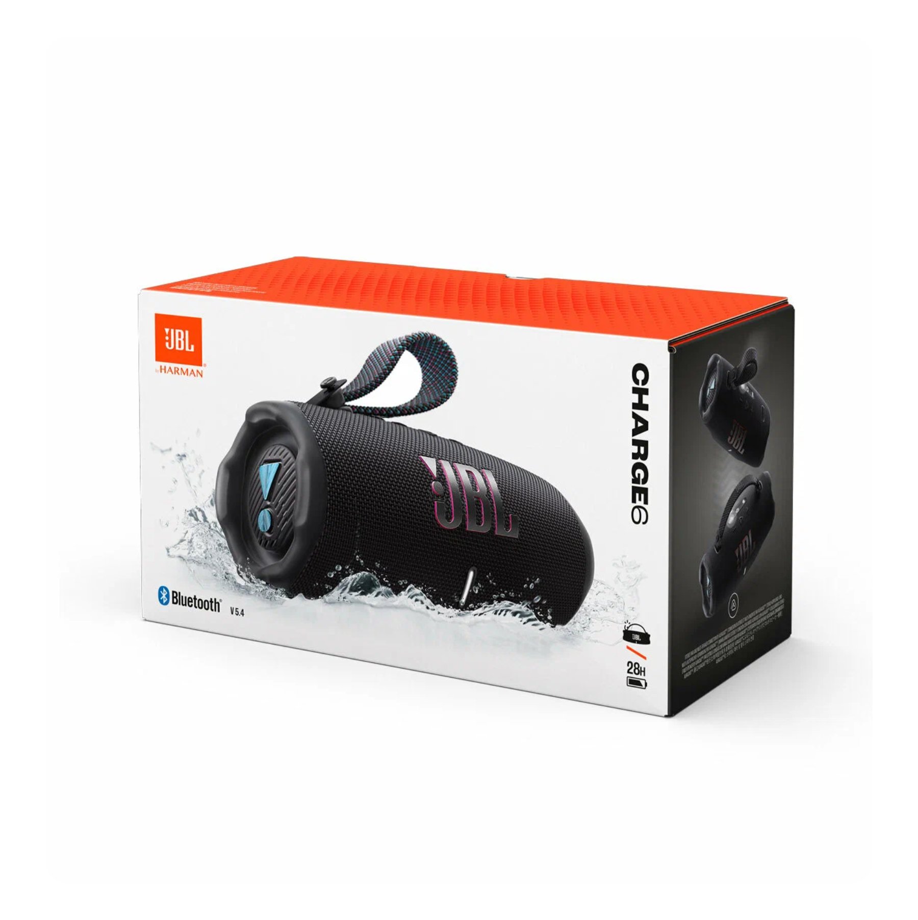 Портативная акустическая система JBL Charge 6 Black/Orange