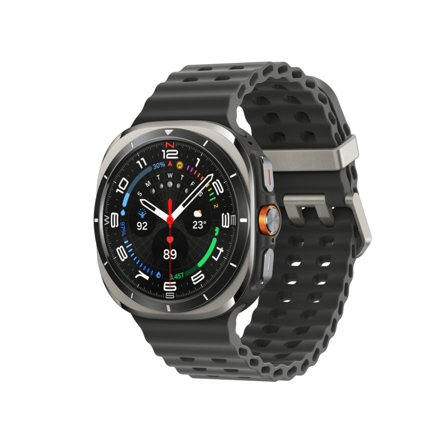 Умные часы Samsung Galaxy Watch Ultra (2025) LTE 47mm Titanium Silver Marine Band Dark Grey Умные часы Samsung Galaxy Watch Ultra (2025) LTE 47mm Titanium Silver Marine Band Dark Grey