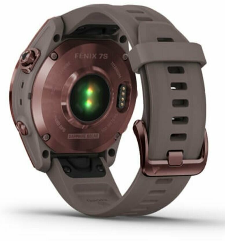 Умные часы Garmin Fenix 7S Sapphire Solar Dark Bronze
