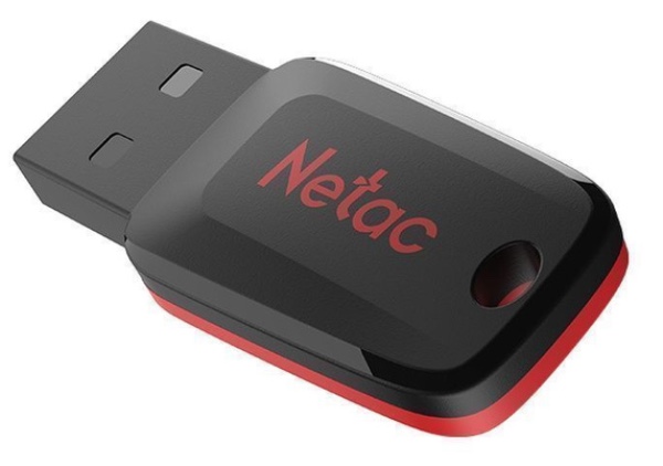 Флеш-накопитель USB 3.2 Netac 128GB U197 mini  чёрный/красный Флеш-накопитель USB 3.2 Netac 128GB U197 mini  чёрный/красный