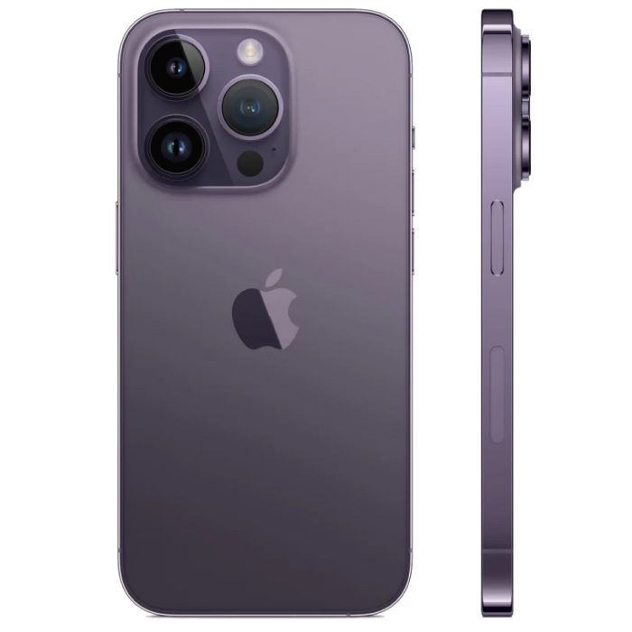 iPhone 14 Pro 256Gb Deep Purple (1sim + eSIM / %) - Б/У