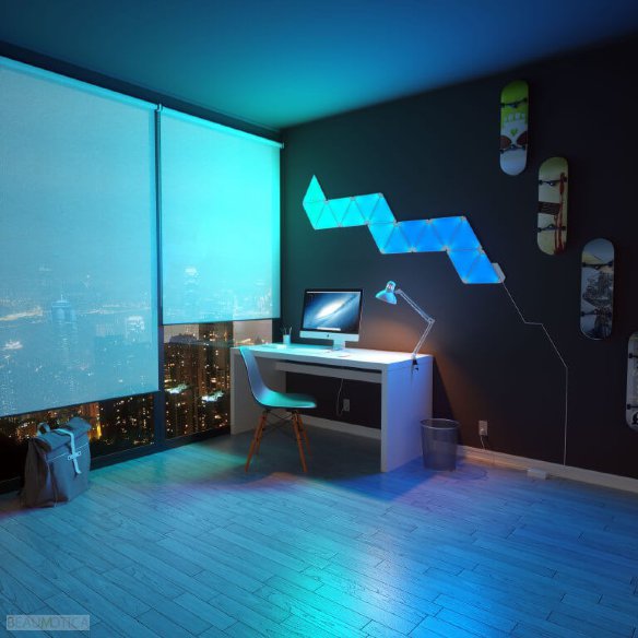 Комплект умных ламп Nanoleaf Aurora Smarter Kit 9 Panels (White)