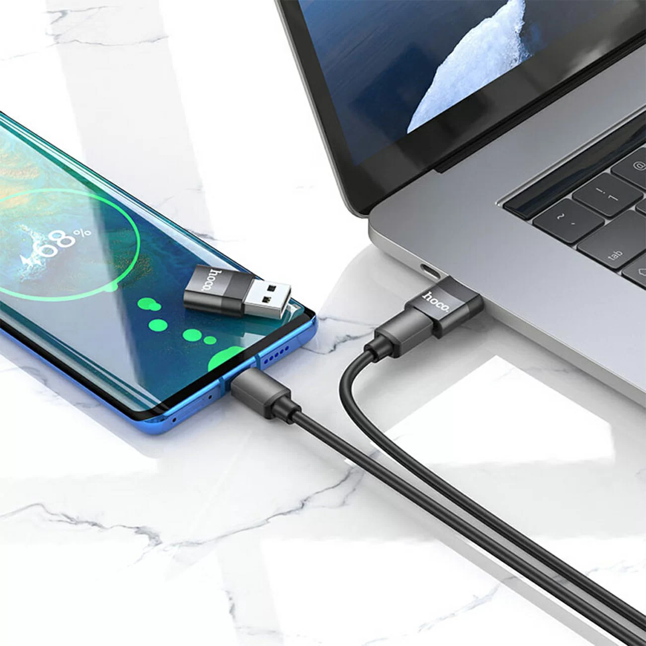 Адаптер-переходник Hoco UA17 USB3.0 -> Type-C