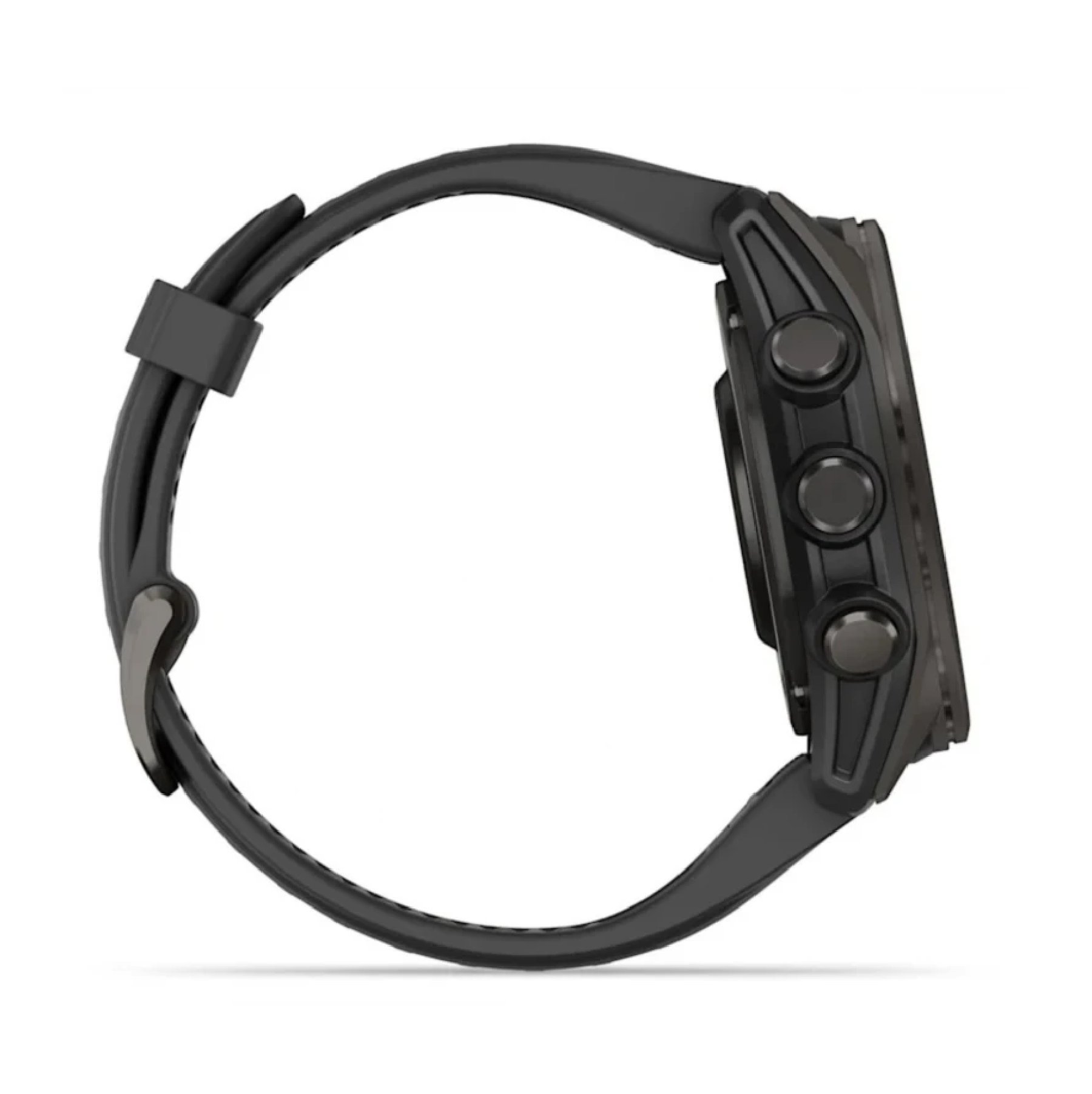 Умные часы Garmin Fenix 8, 43 мм, AMOLED, Sapphire Carbon Gray DLC Titanium / Black silicone band