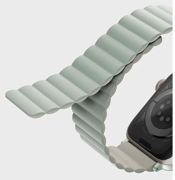 Ремешок Uniq Revix reversible Magnetic Sage/Beige для Apple Watch 42/41/40мм