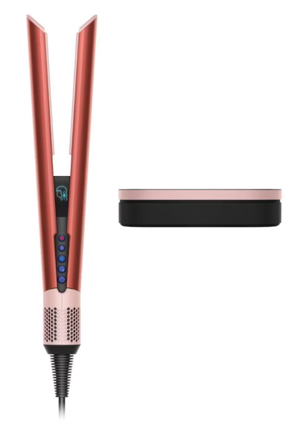 Выпрямитель для волос Dyson Airstrait Straightener HT01 (Strawberry Bronze/Blush Pink) - Подарочный кейс для хранения