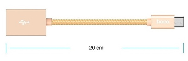 Адаптер-переходник Type-C USB Hoco UA3 20cm