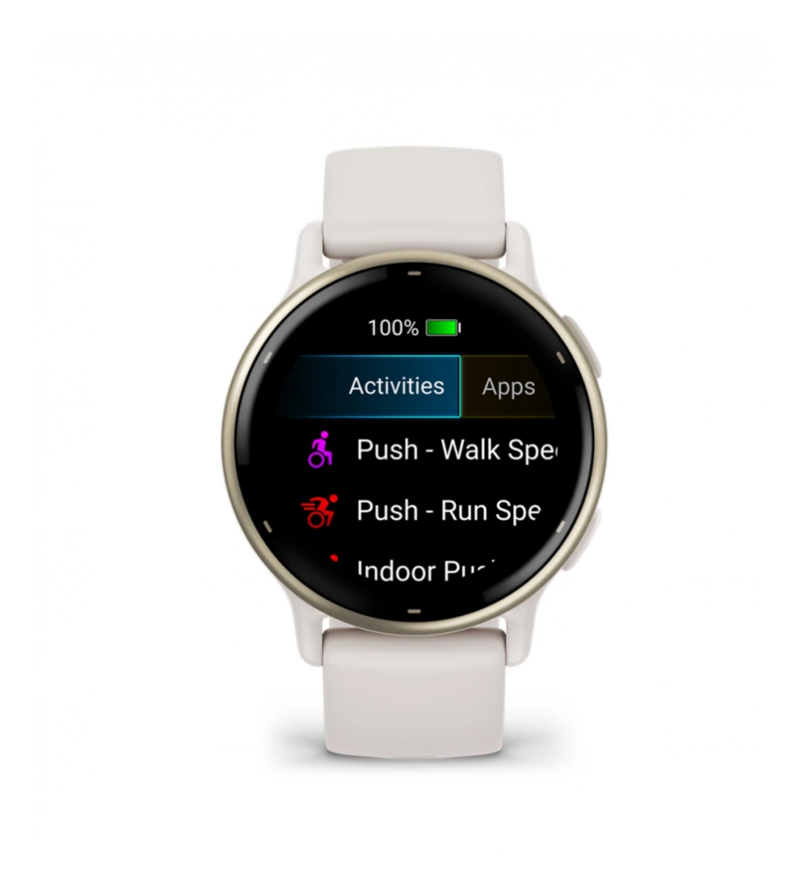 Умные часы Garmin Vivoactive 5 Cream Gold Aluminum Bezel with Ivory Case and Silicone Band